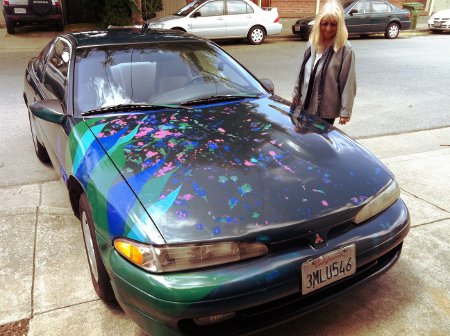 car after painting